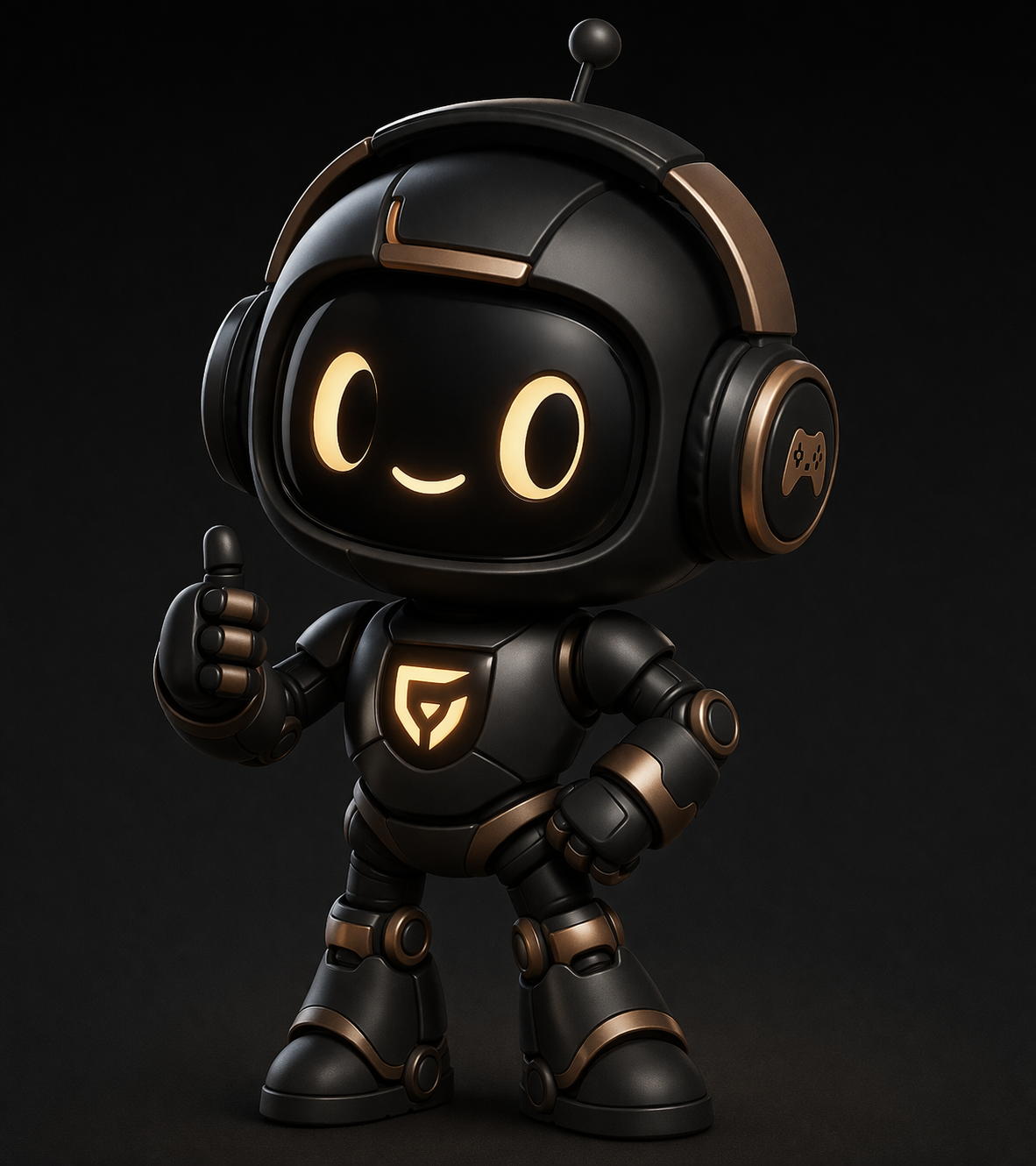 Mascote Gamer